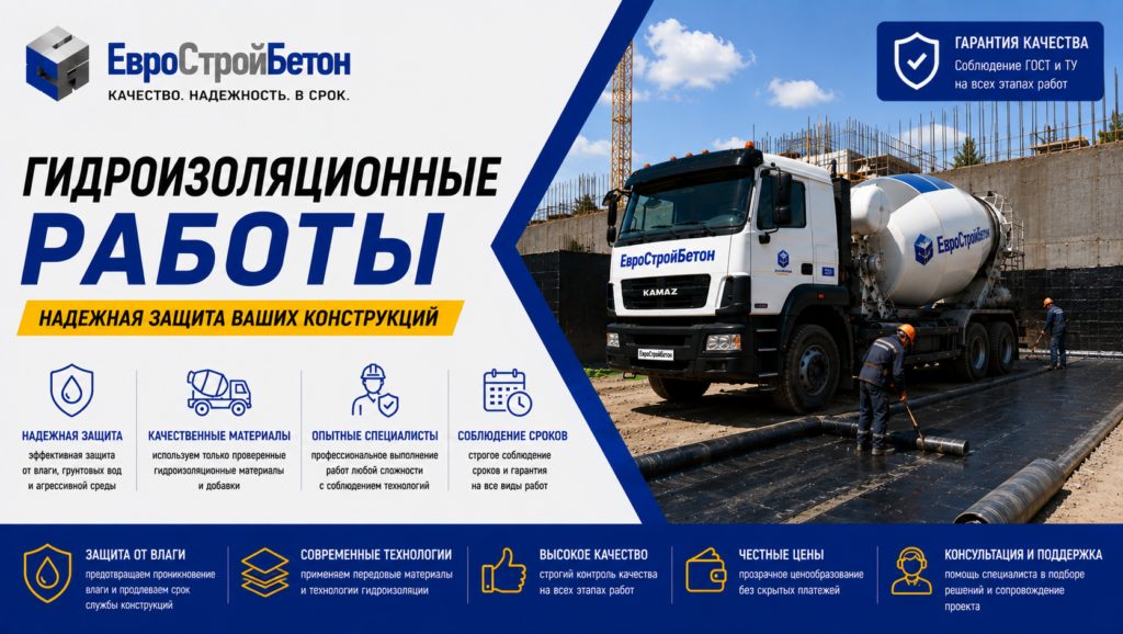 Гидроизоляционные работы