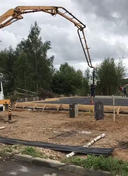 Заливка септика из монолитного бетона